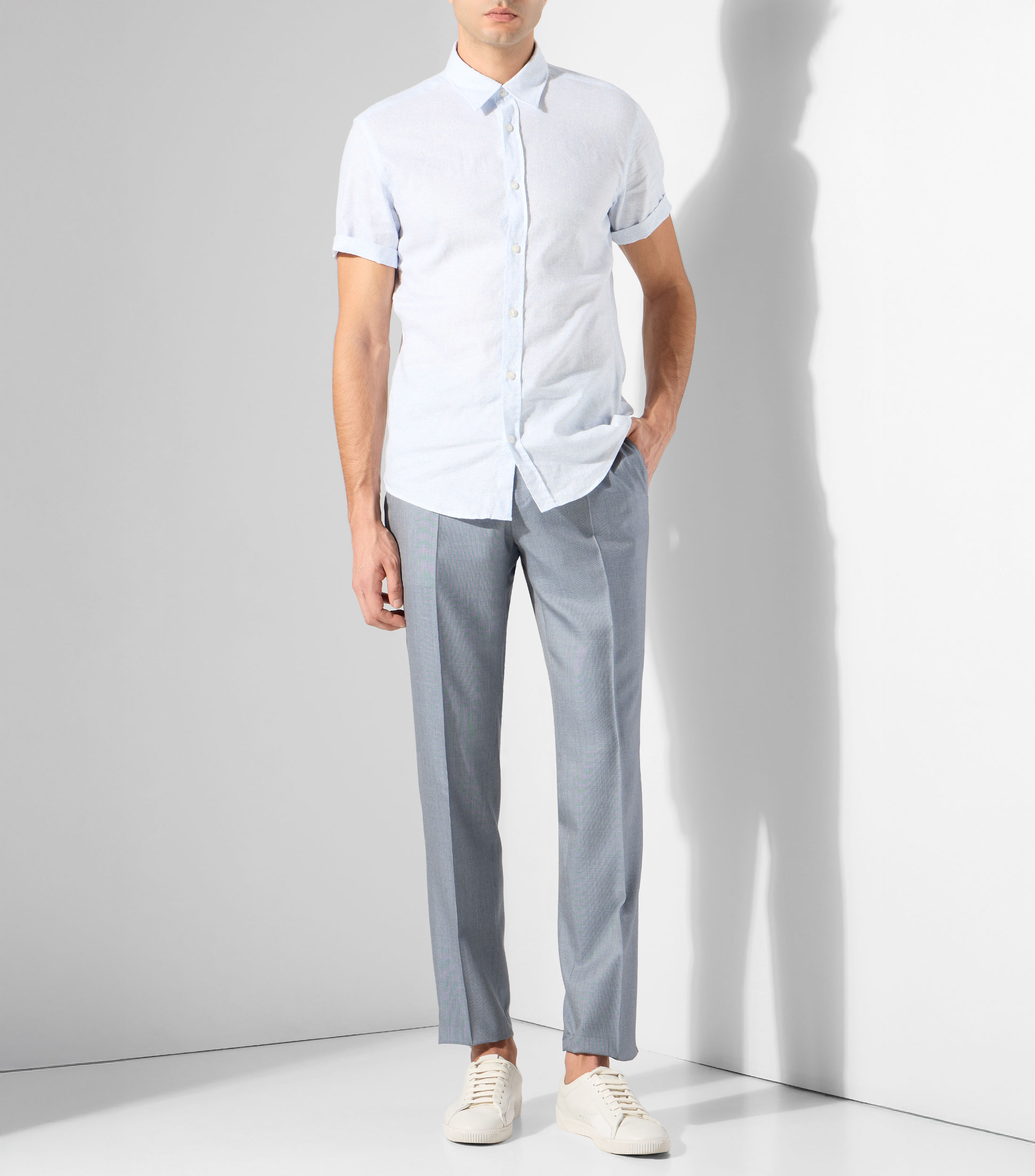 Camisa estampada manga corta Hombre